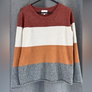 Pinque Gina Crew Knit Sweater size M NWOT